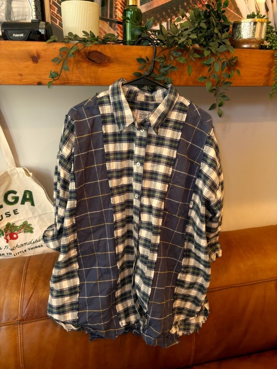 BDG Tops - BDG - Women’s Oversized Patchwork Flannel